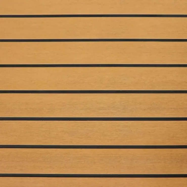 New Trem Antidérapant de pont autocollant en EVA imitation teck 120 x 240 cm