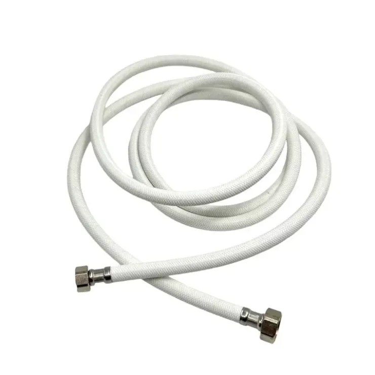 Clearance Trem Aqua Flexible de douche Nylon | Blanc