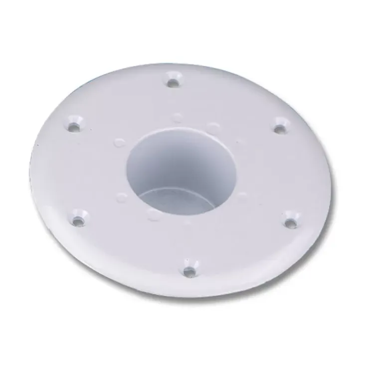 Sale Trem Base en aluminium blanc pour table sur pied central