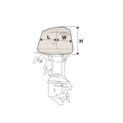 Online Trem Housse moteur hors-bord