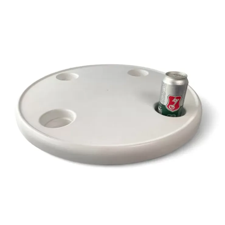 Outlet Trem Plateau de table rond en ABS Blanc | ⌀ 60 cm