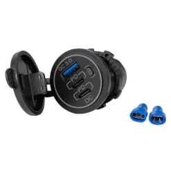 New Trem Prise USB-A 3.0 et 2 x USB-C PD