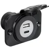 Online Trem Prise USB-A + USB-C noir