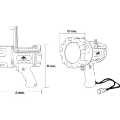 Outlet Trem Projecteur LED