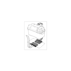 New Trem Support de bac à batterie