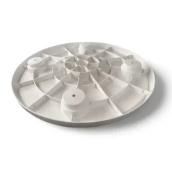Sale Trem Table ronde ABS Blanc ⌀ 60 cm + pied fixe et embase