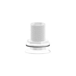 Trudesign Passe-coque flush fileté blanc BSP