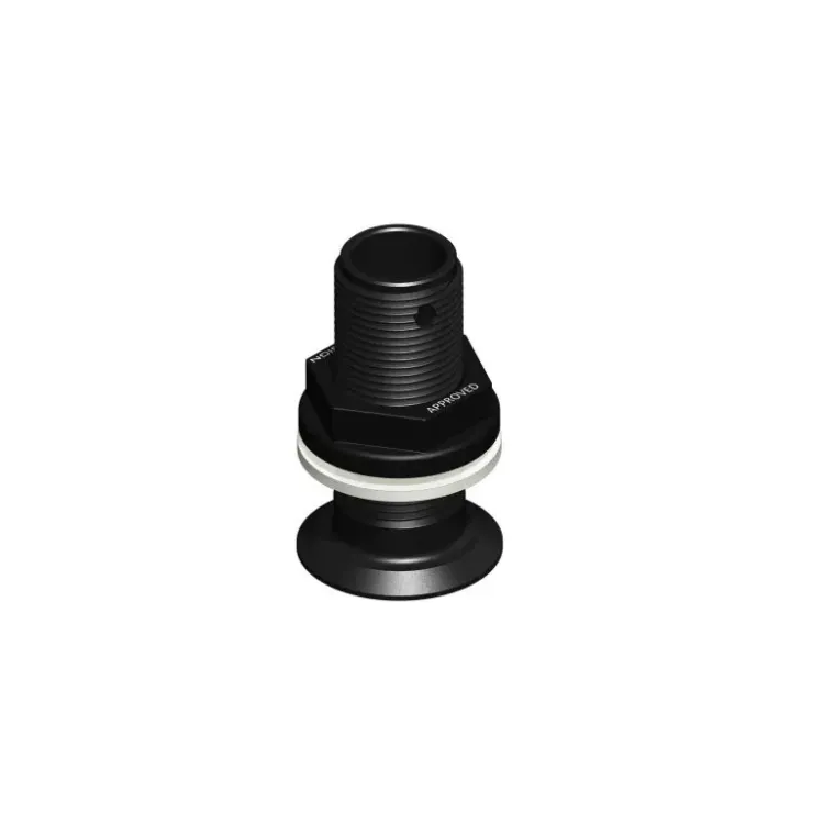 New Trudesign Passe-coque flush fileté noir BSP