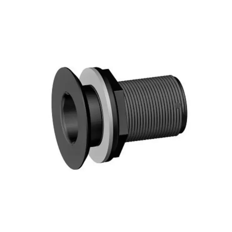 New Trudesign Passe-coque flush fileté noir BSP