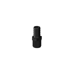 Hot Trudesign Raccord droit MM long fileté cannelé BSP Noir