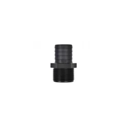Online Trudesign Raccord droit MM inégal fileté cannelé BSP noir
