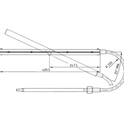 Ultraflex Câble de direction T86