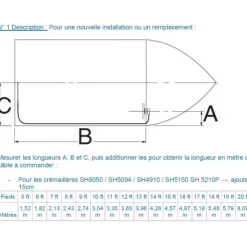 Ultraflex Câble de direction T86
