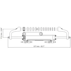 Discount Ultraflex Kit GoTech OBF jusqu'à 115 CV - vérin frontal