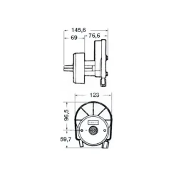 Outlet Ultraflex T67 kit direction max 55 CV
