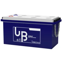 New Uniteck Batterie GEL UNIBAT 220.12 | 220Ah