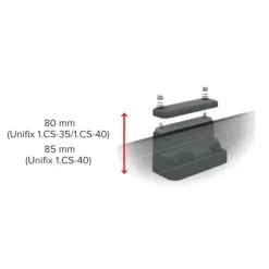 Discount Uniteck UNIFIX 1.CS35 | Fixation latérale panneaux solaire 35 mm