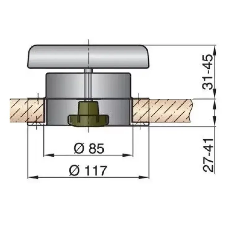 Outlet Vetus Aérateur inox Portos 1