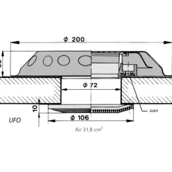 New Vetus Aérateur UFO