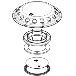 New Vetus Aérateur UFO | noir