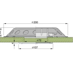 New Vetus Aérateur UFO | noir