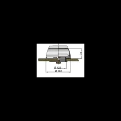 Discount Vetus Boîte à dorade plastique pour manche inox ø 75/100/125 mm