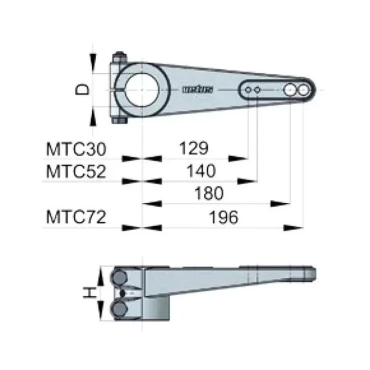 Discount Vetus Bras de mèche alu ø 30 à 40 mm