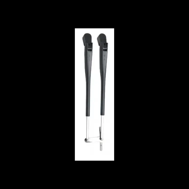 Hot Vetus Bras d'essuie glace double DIN inox noir