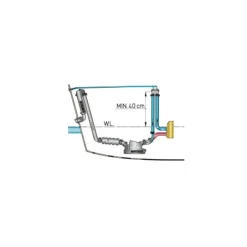 New Vetus Coude anti-siphon ø13 à 32 mm | A durite