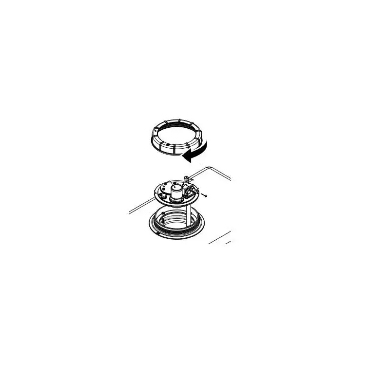 Vetus ILT Kit de connexion pour réservoir eaux noires