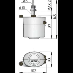 Online Vetus Kit essuie glace 12V complet