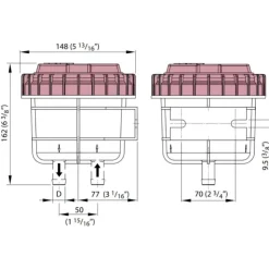 Online Vetus NSF Filtre anti-odeur gasoil ø 16 à 25 mm