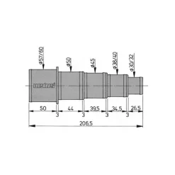 Outlet Vetus Réducteur tuyaux HA3060