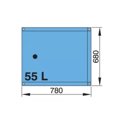 Clearance Vetus Réservoir souple 3 couches 55 à 220 L