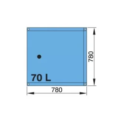 Clearance Vetus Réservoir souple 3 couches 55 à 220 L