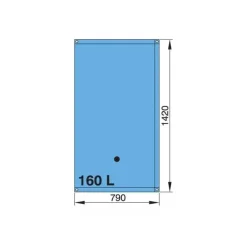 Clearance Vetus Réservoir souple 3 couches 55 à 220 L