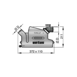 Outlet Vetus Waterlock LR 14 à 38 CV