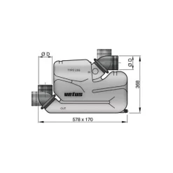 Sale Vetus Waterlock LSG 40 à 121 CV