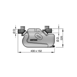 Best Vetus Waterlock LSSA 24,5 à 38 CV