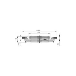 Online Vetus Waterlock Silencieux NLPH 15 à 121 CV