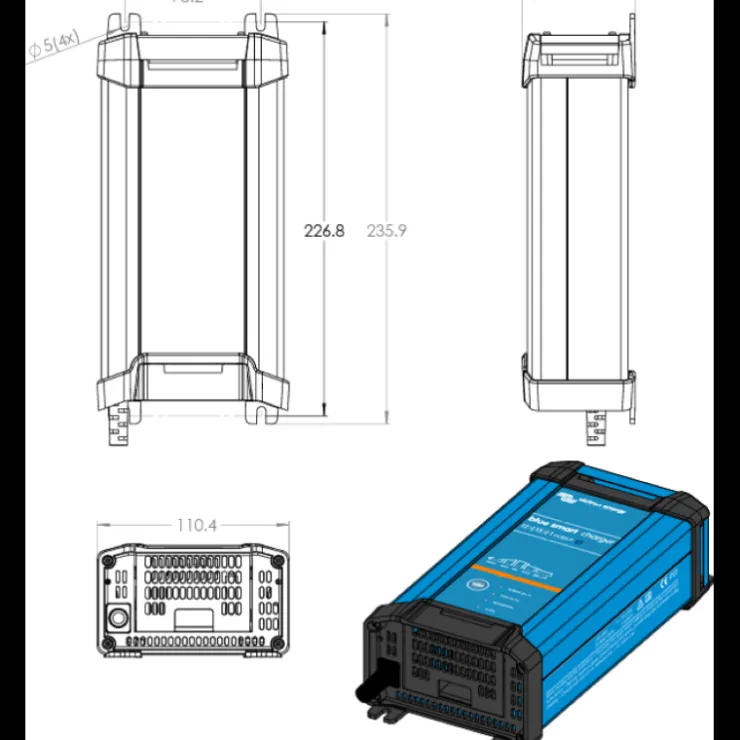 Hot Victron Energy VICTRON Blue Smart IP22 24/12