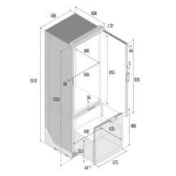 Online Vitrifrigo Slim250 CHR HP