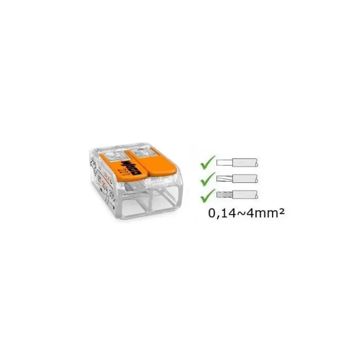 New Wago Connecteur Série 221 | câble de 0,5 à 6 mm²