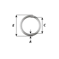 Outlet Wichard Anneau rond inox 316L
