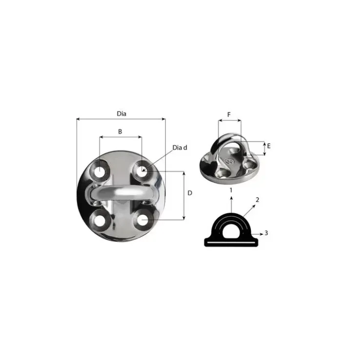 Outlet Wichard Cadène ronde inox