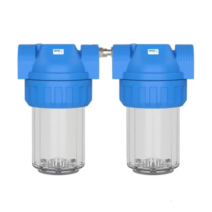 New WM Aquatec Boîtier de filtre à eau Double | Taille S