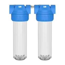 Best WM Aquatec Boîtier de filtre à eau double | Taille M