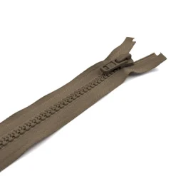 Clearance YKK Fermeture injectée 9 mm chaine 10 mm taupe