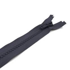 Clearance YKK Fermeture injectée 9 mm chaine 10 mm bleu marine