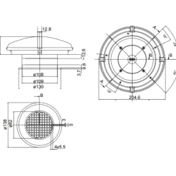 Sale ZADI Aérateur permanent ø 205 mm | aération 28 cm²